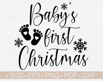 Download First Christmas Svg Etsy