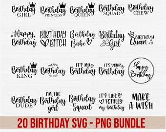 Birthday Gang Svg Etsy