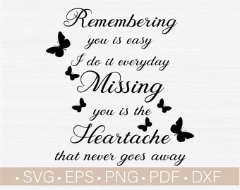 Download Remembering A Loved One Svg Etsy