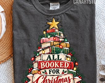 All Booked For Christmas PNG, Sublimation Digital File