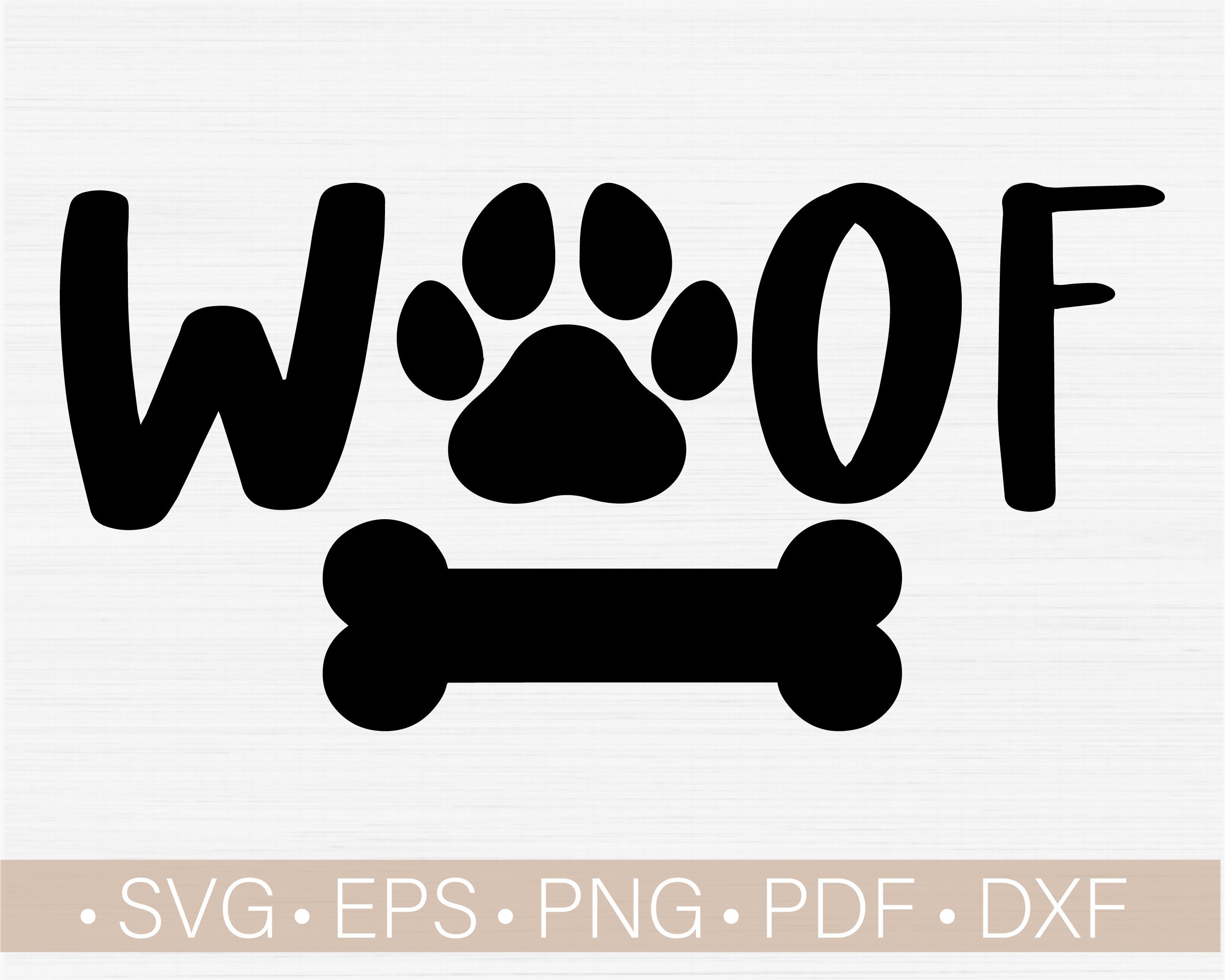 Dog Bowl Svg / Woof Svg / Dog Treats Svg / Dog Mama Svg / Dog | Etsy