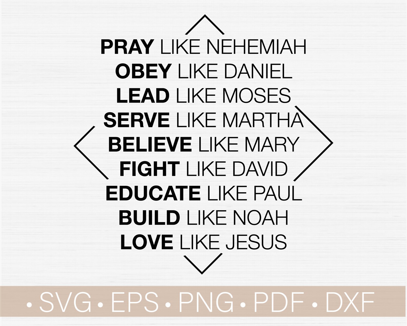 Pray Like Nehemiah Svg / Love Like Jesus Svg Files for Shirts | Etsy