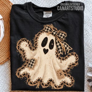 Fantasma de patchwork de Halloween PNG, archivo digital para sublimación