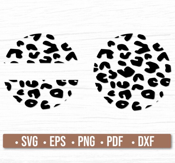 Download Leopard Circle Svg Leopard Frame Circle Monogram Svg Files ...