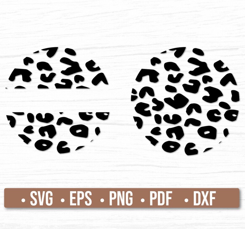 Download Leopard Circle Svg Leopard Frame Circle Monogram Svg Files ...