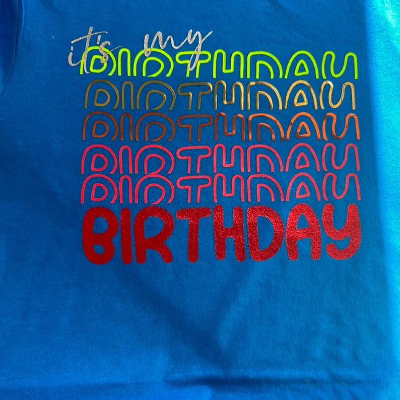 It's My Birthday Svg Birthday Shirt Svg Birthday Png - Etsy