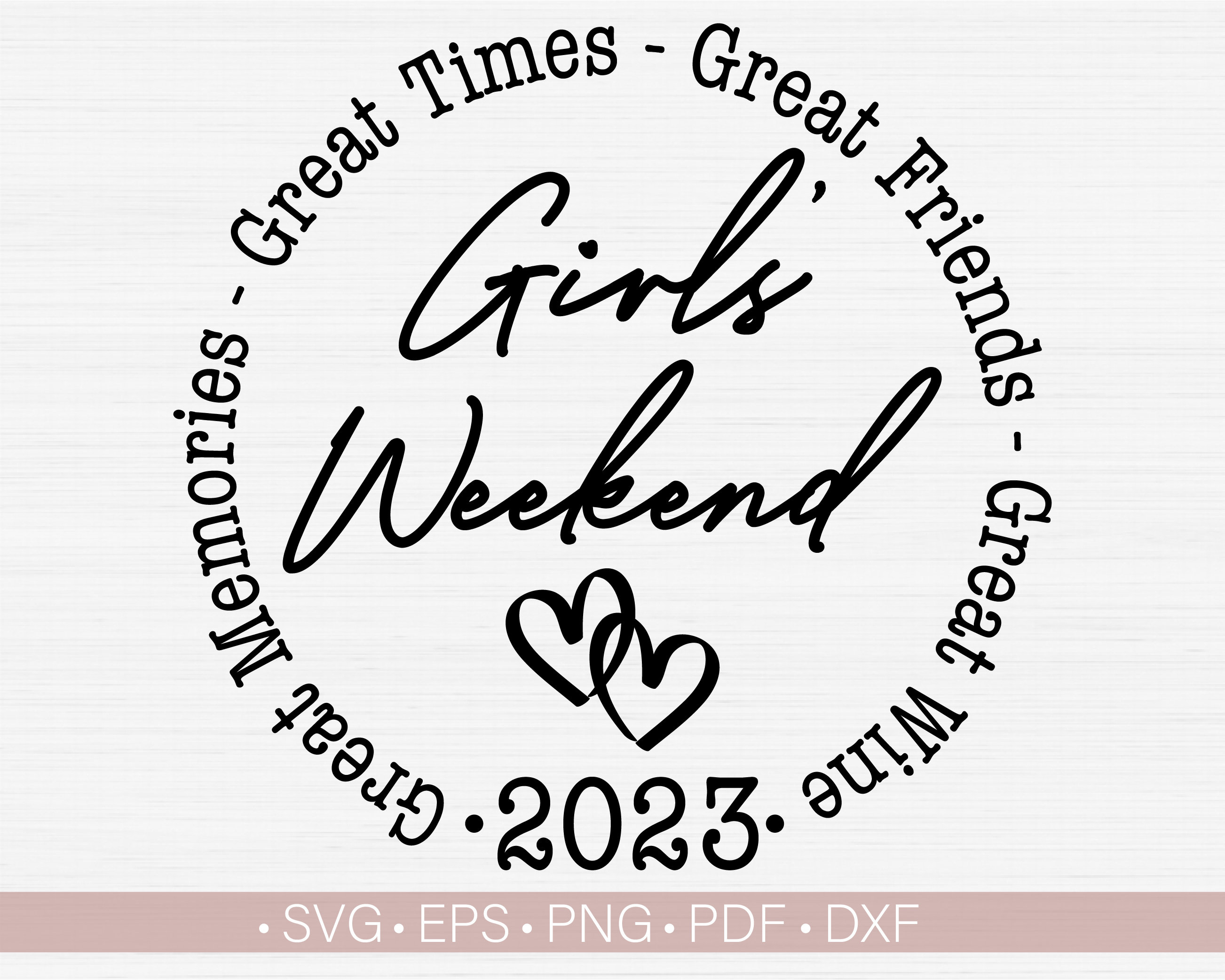 Girls' Weekend 2023 Svg Girls' Trip 2023 Svg File for Etsy Australia