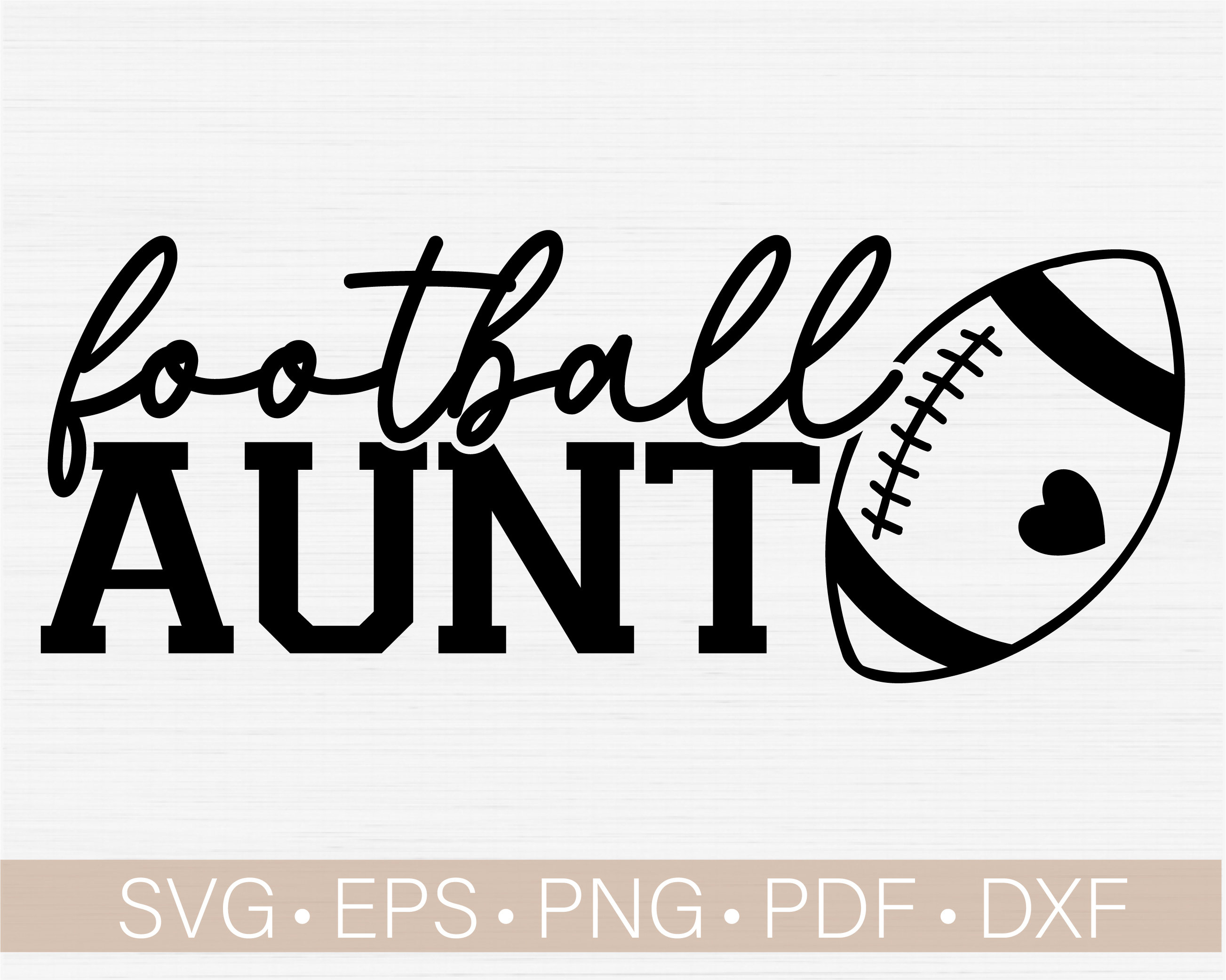 Football Aunt Svg Football Shirt Svg Cut File for Cricut Etsy