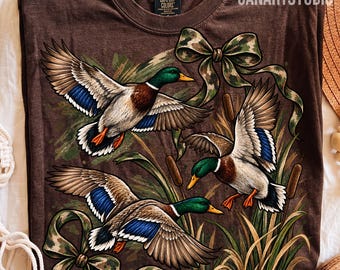 Mallard Duck PNG, Camo Waterfowl Hunting Sublimation Digital File