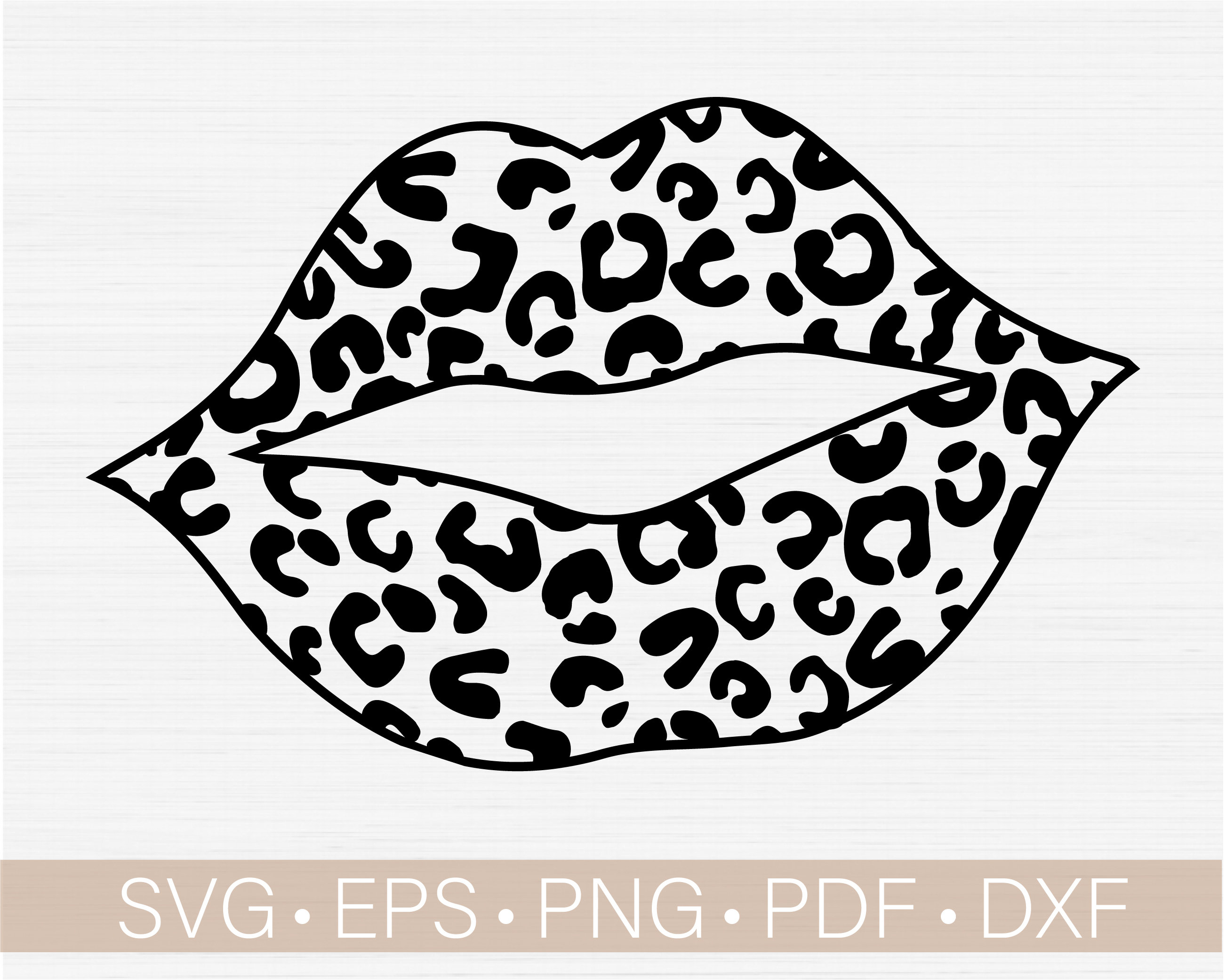 Leopard Lips Svg Cheetah Kiss Svg Png Cut File for Cricut Etsy