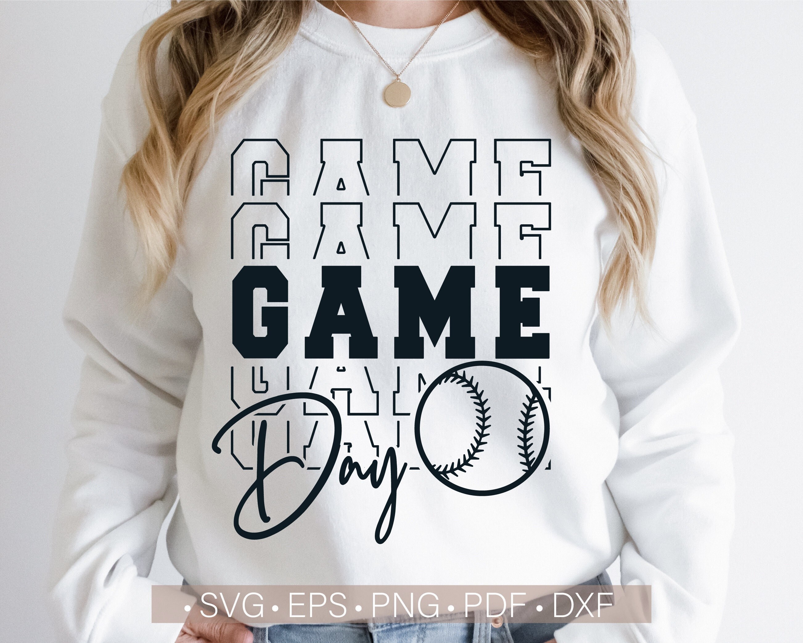 Game Day Svg Baseball Shirt Svg Game Day Vibes Svgbaseball Etsy UK