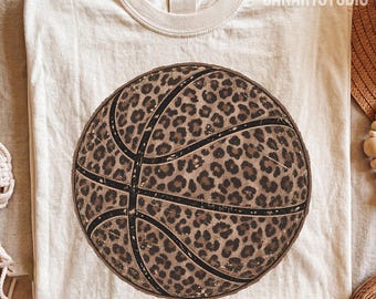 Leopard Basketball PNG, Sublimation Digital File