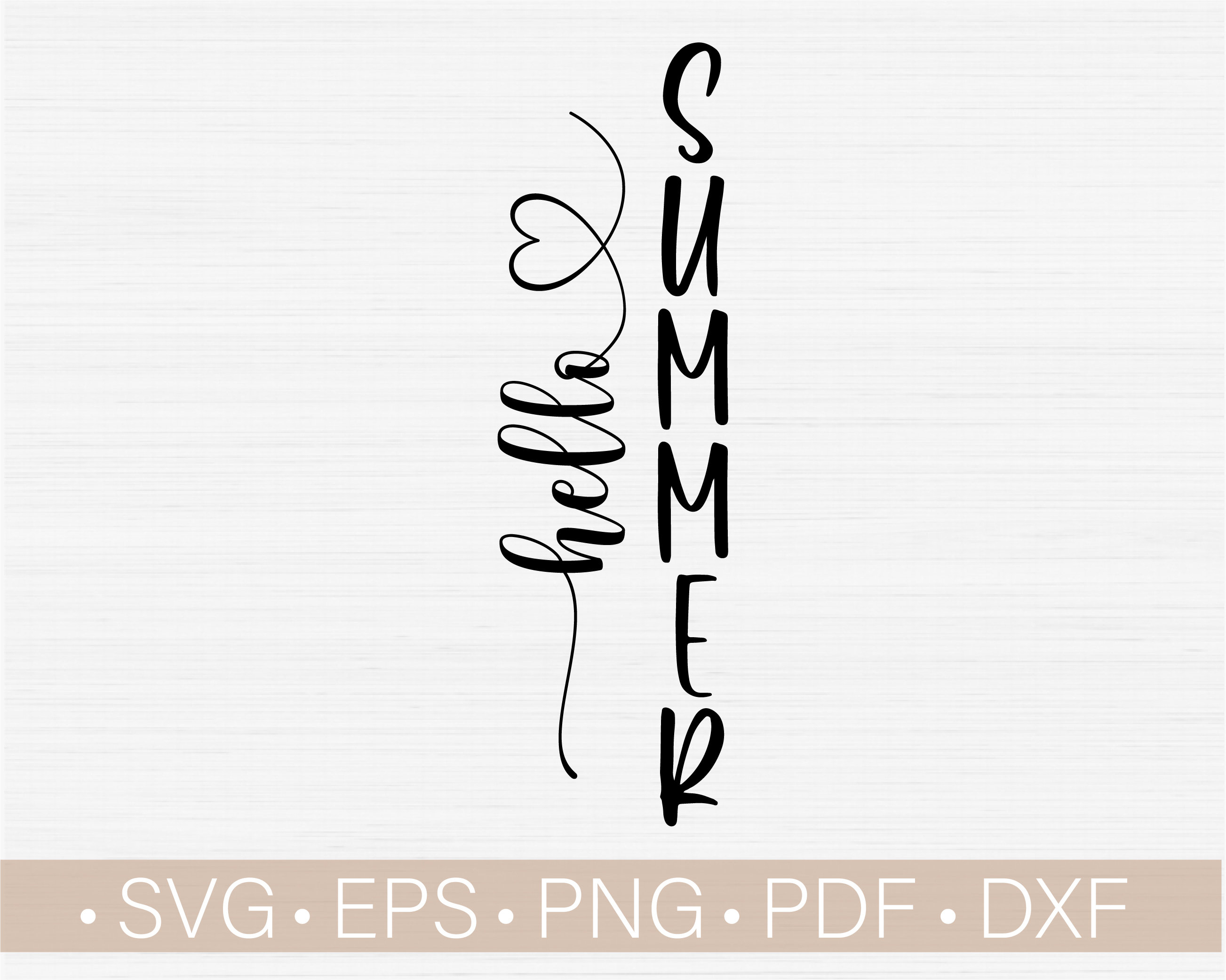 Download Hello Summer Svg Summer Porch Sign Svg Hello Svg Vertical ...