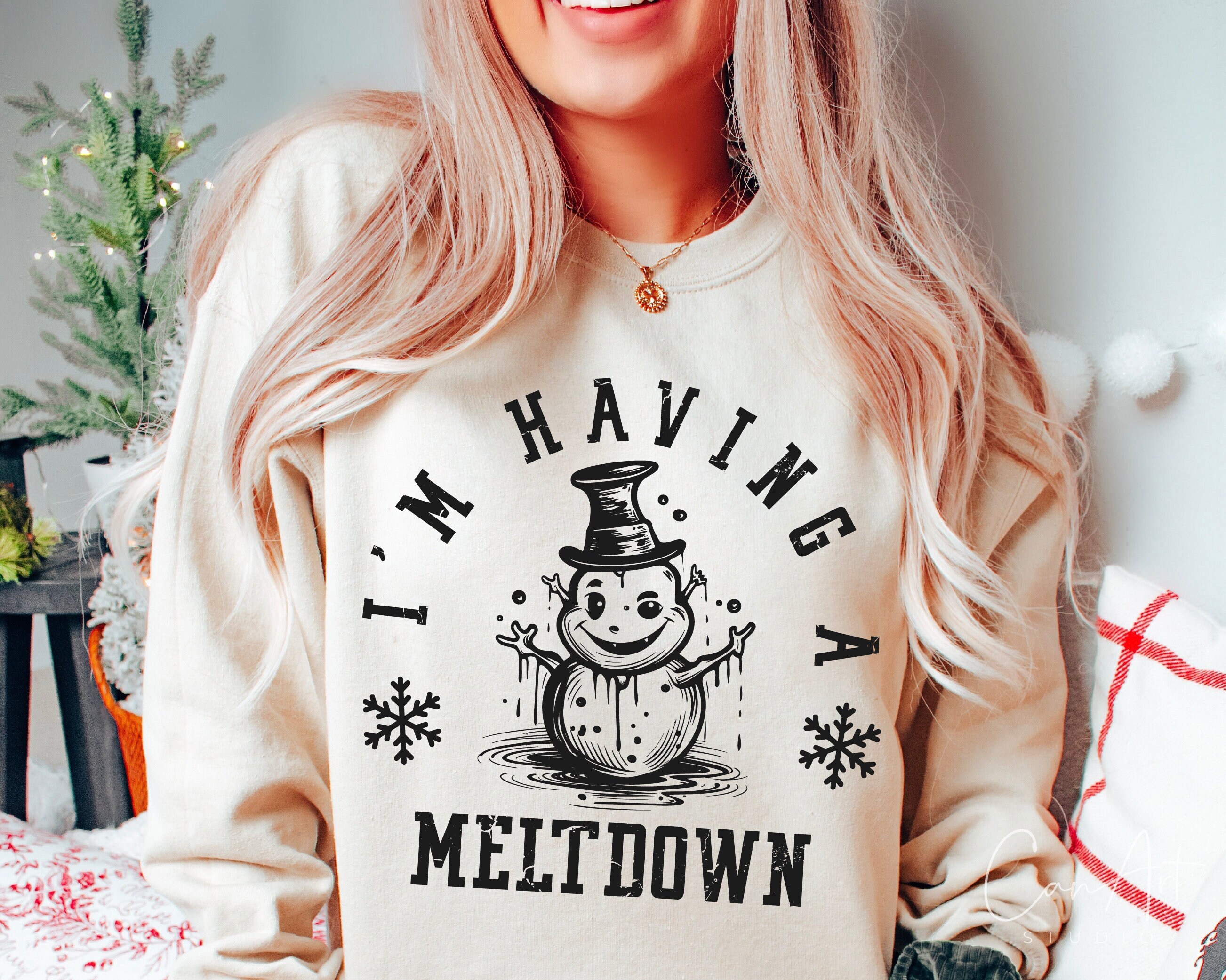 Having a meltdown christmas jumper cheap