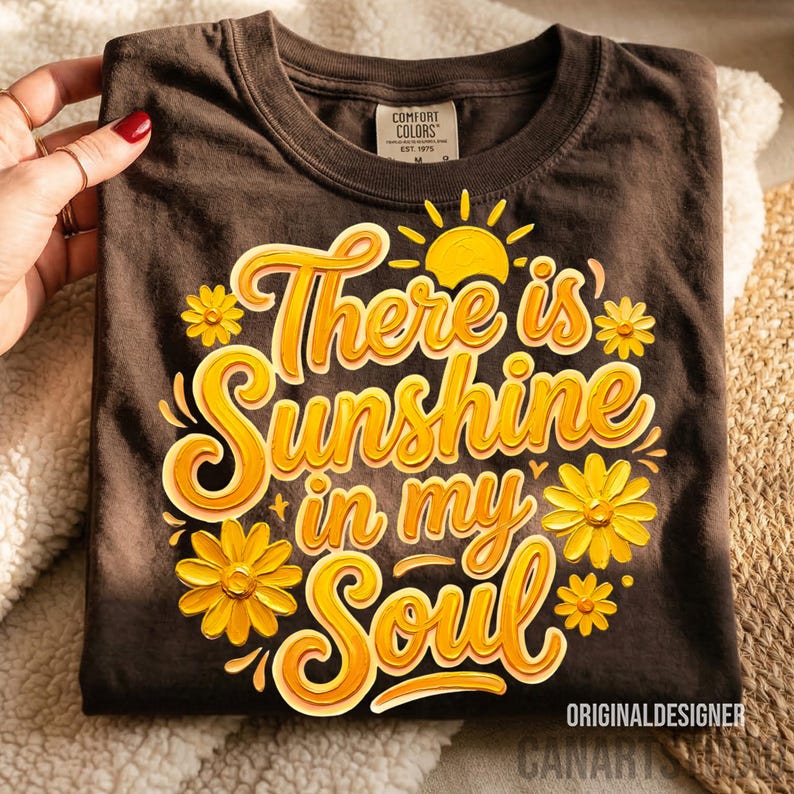 Il y a du soleil dans mon âme PNG, citation chrétienne d'été, conception de sublimation de soleil de foi image 2