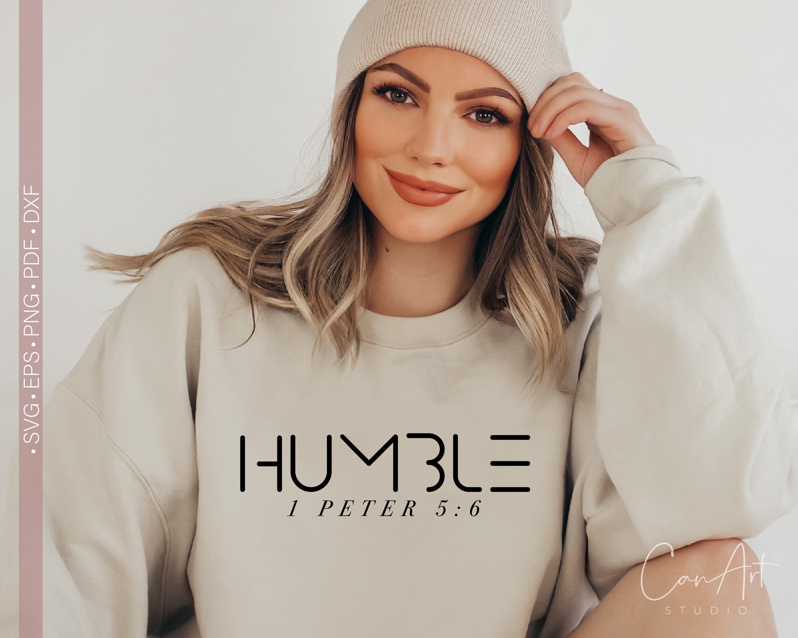 Humilde Svg Humble Svg, Christian SVG PNG, 1 Peter 5:6 Svg, Jesus - Bible Verse ...