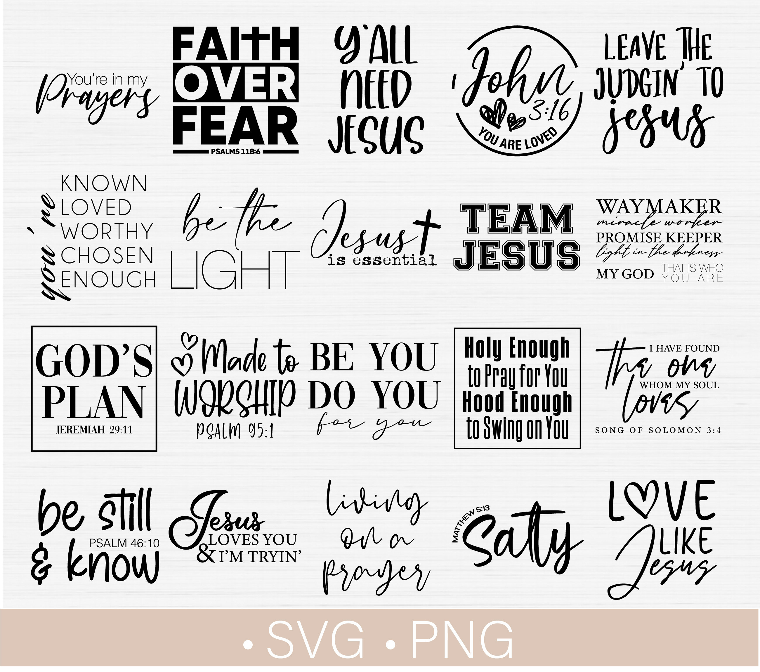 Christian Svg Bundle, Jesus Svg Bundle, God Digital Cut Files, Christ…