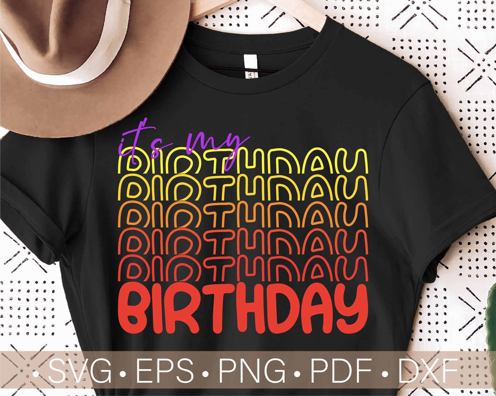 It's My Birthday Svg Birthday Shirt Svg Birthday Png - Etsy