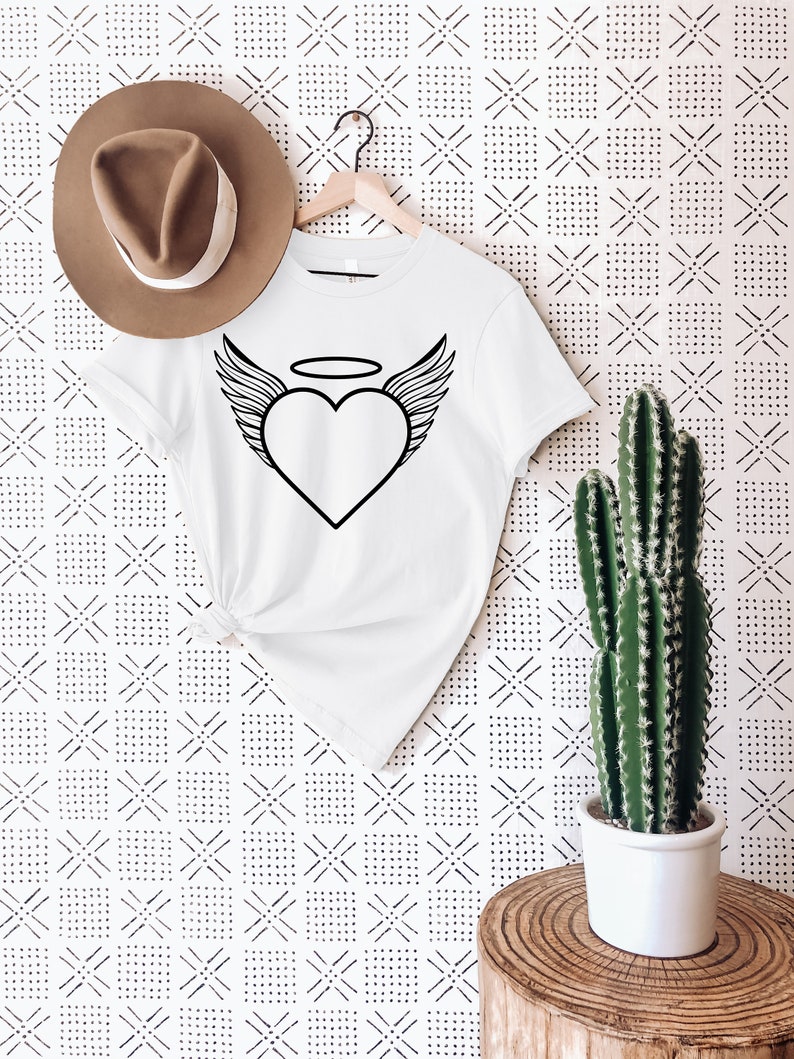 Download Rest In Peace Svg For Cricut Cut File Angel Svg Heaven Quote Svg Png Eps Dxf Pdf Memory Angel Wings Heart Vector Cut File Clip Art Image Files Craft Supplies Tools Vadel Com