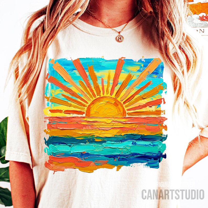 Forever Chasing Sunsets Png | Vintage Summer PNG | Retro Beach Shirt Design image 9