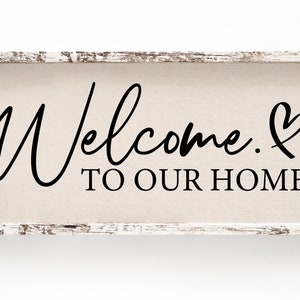 Welcome to Our Home Svg Cut File Family Farmhouse Rustic - Etsy