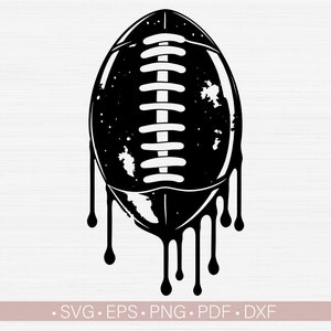 Tropfender Fußball-Svg Png, Fußball-Ball-Svg, Shirt-Design beunruhigt geschnitten Datei für Cricut, Sublimation oder Druck, Silhouette Eps Dxf Pdf