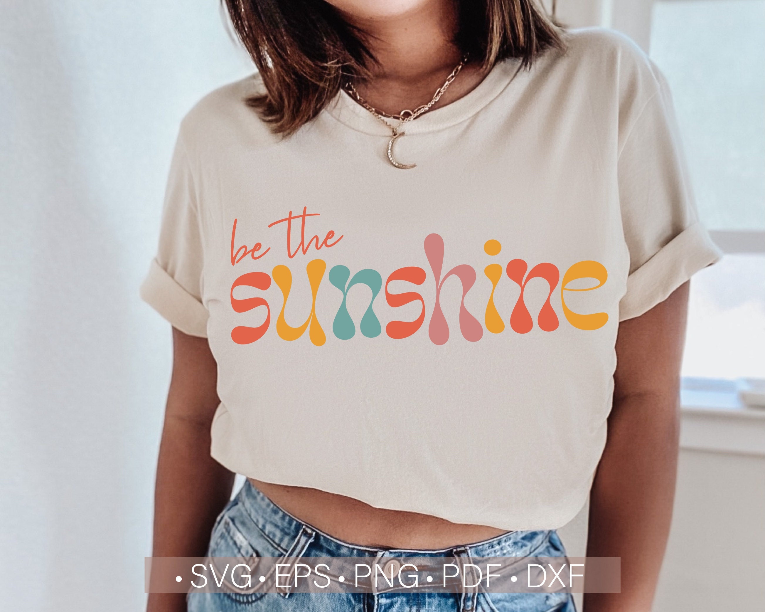 Be the Sunshine Svg Retro Summer Svg Shirt Design Sunshine - Etsy