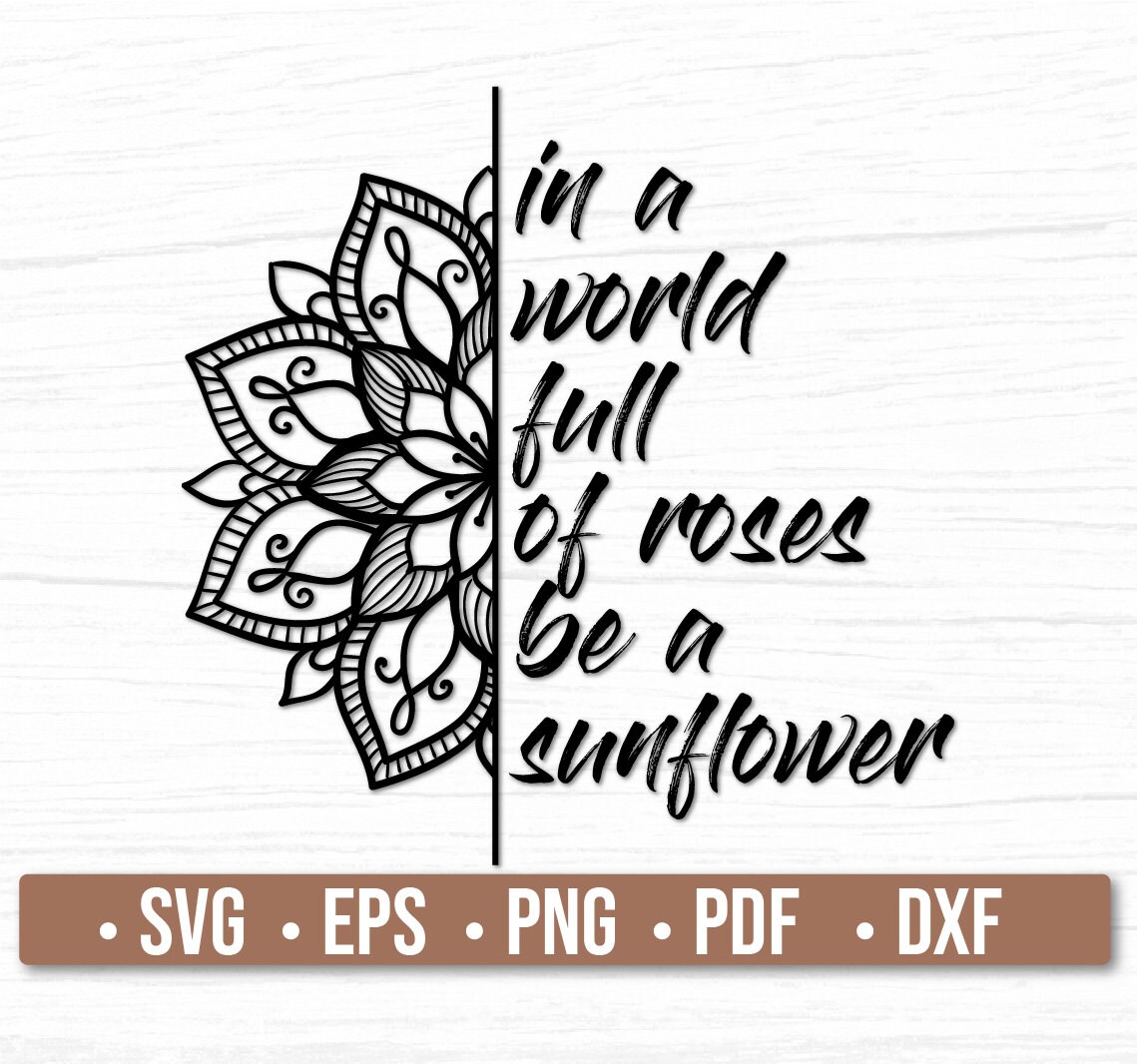 Free Free 175 Half Rose Half Sunflower Svg SVG PNG EPS DXF File