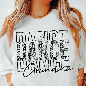 Beunruhigt Tanz Oma SVG Grunge Tanz Großmutter SVG Tanz Shirt Design Vibes Shirt Design Schnittdatei für Cricut Sublimation Download