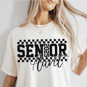 Senior Aunt 2025 svg Png, Klasse von 2025 svg, High School Abschluss graduierte svg cut File für Cricut, Sublimation Eisen auf Transfer Designs
