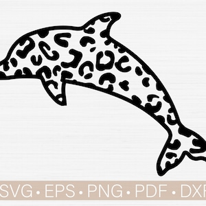 Delphin geschnitten Datei, gepard svg schnitt datei für Cricut, Strand svg, Sommer svg ng eps Dxf Pdf Vektor Clipart Download