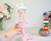 人魚のあみぐるみ人形の編み図 - Etsy 日本