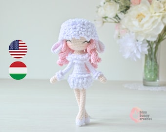 Häkelschaf Muster: Mini Amigurumi Ballerina zu Ostern