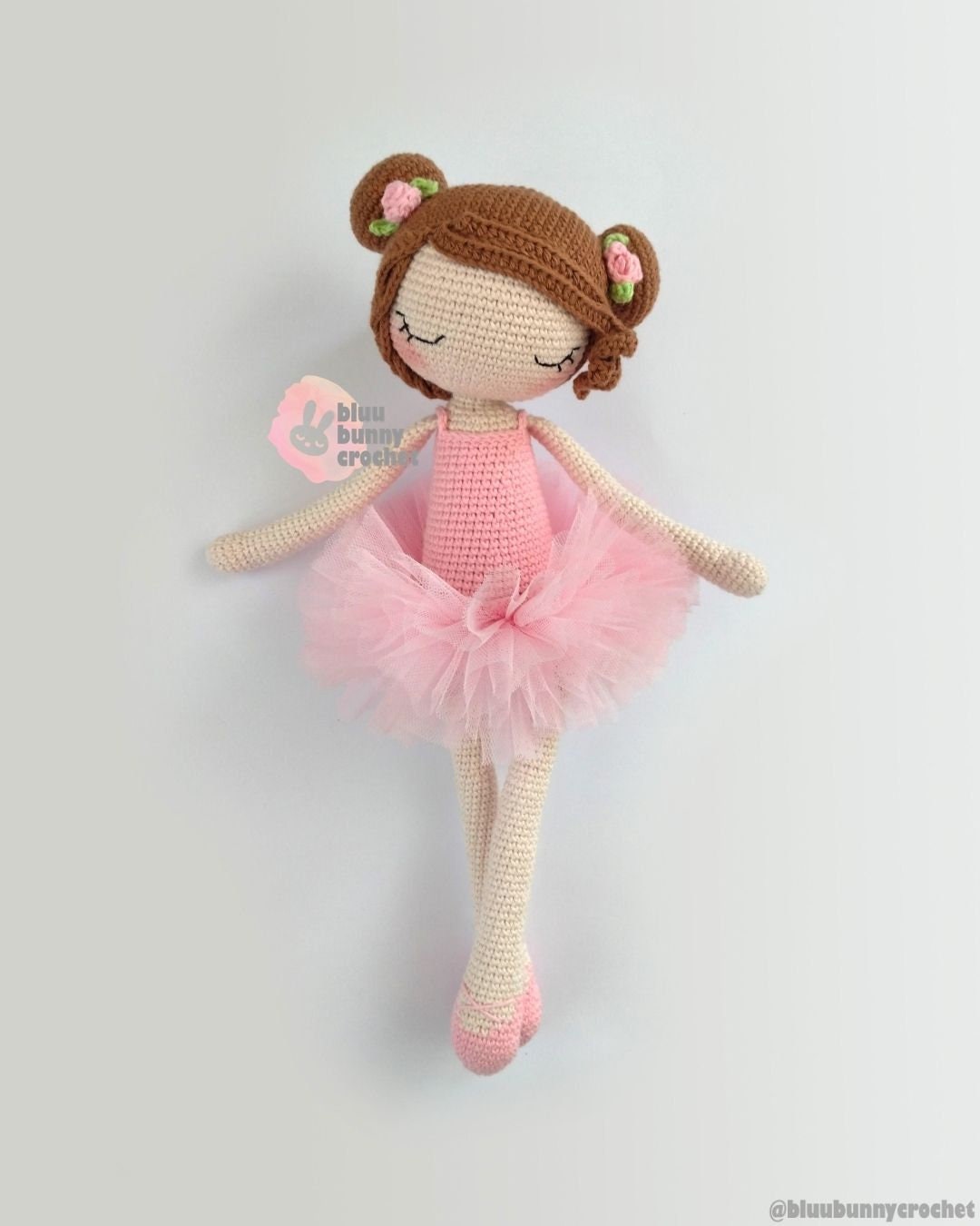 Ballerina Crochet Doll Pattern 145 inches 37cm Amigurumi Etsy