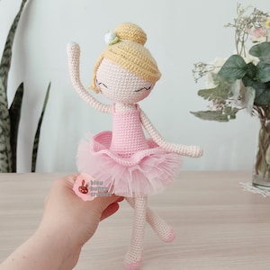 Ballerina Crochet Doll Pattern Eng/hun/esp/pt/de Amigurumi - Etsy