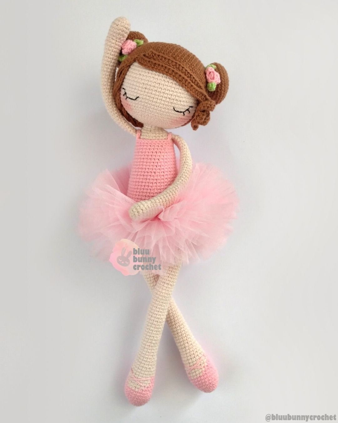 Ballerina Crochet Doll Pattern 145 inches 37cm Amigurumi Etsy