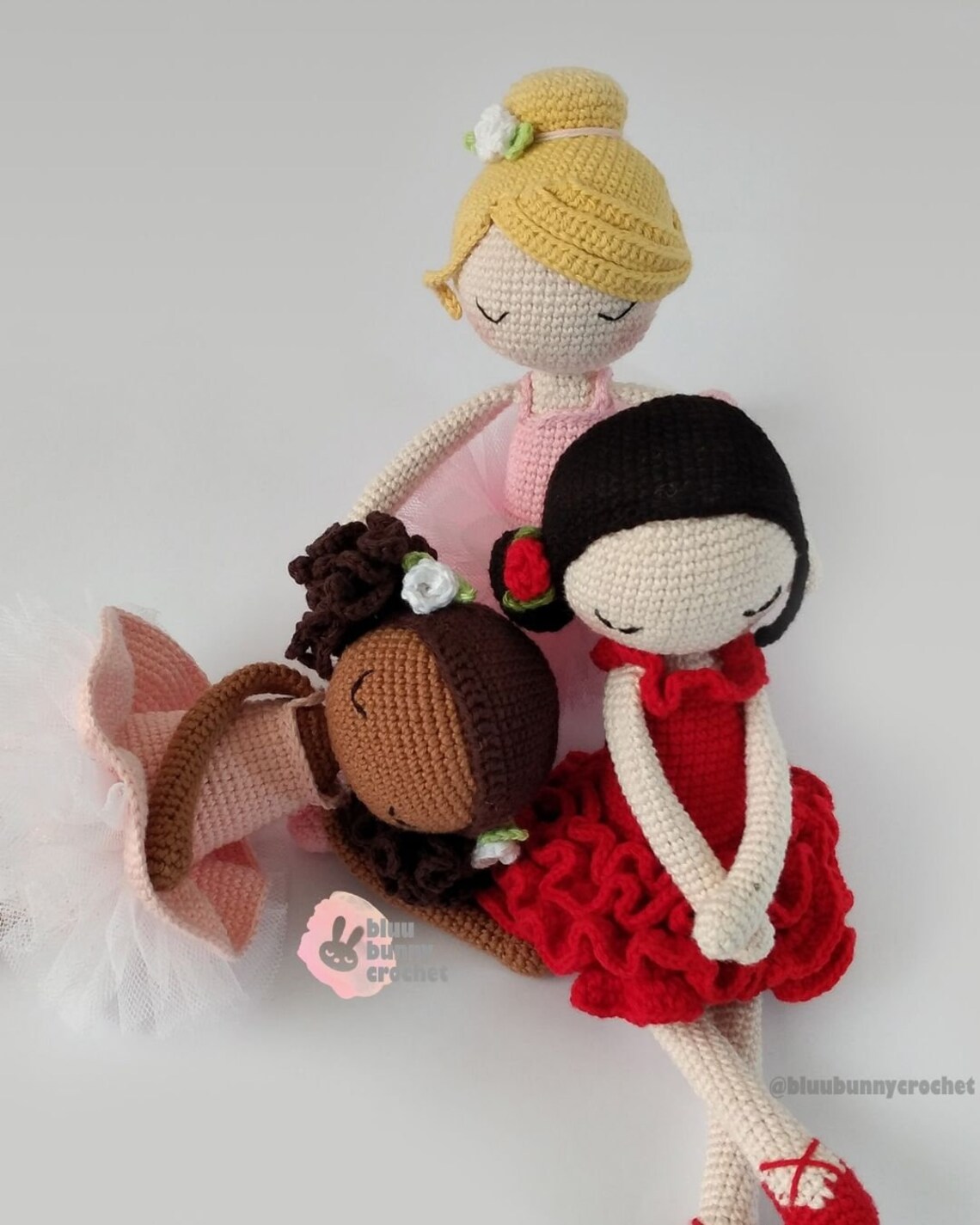Ballerina Crochet Doll Pattern Amigurumi Doll with Tutu and Etsy