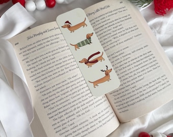 Holiday Dachshund Bookmark