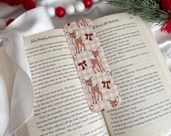 Baby Deer Holiday Bookmark
