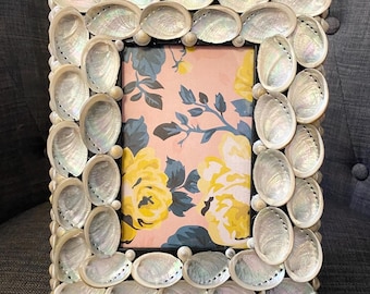 Seashell Picture Frame, Seashell Art, Decorative Shell Frame, Shell Art, Coastal Art, Coastal Collectables, Sea Art, Home Decorations,