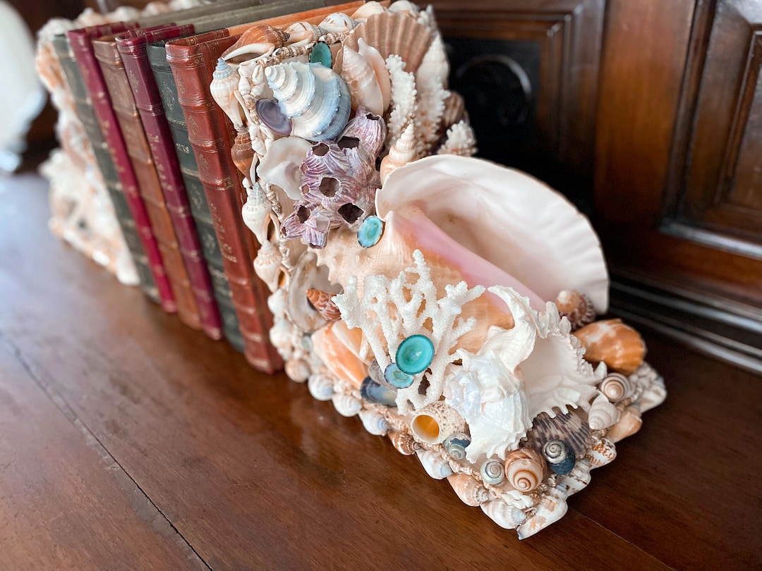 Custom Seashell Jewelry Box, Seashell Art, Decorative Box, Shell Art