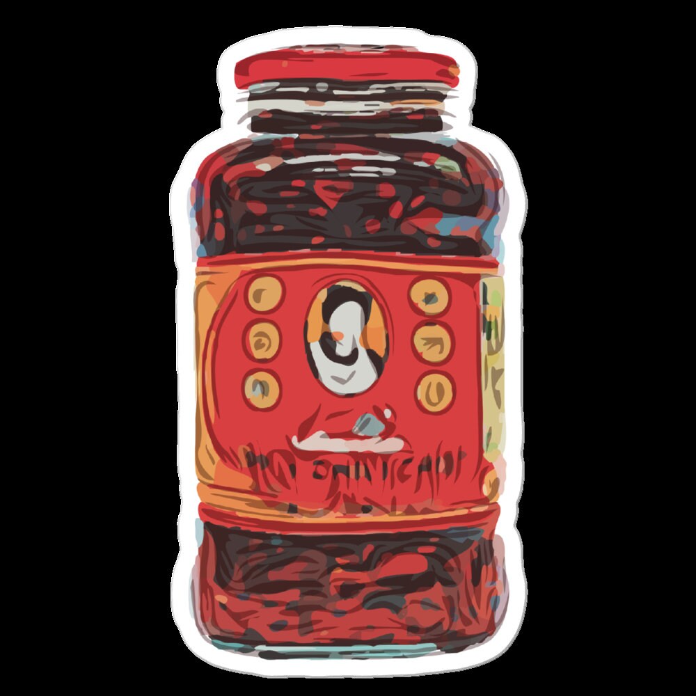 Chili Oil Fan Art Original Jumbo Sticker Etsy