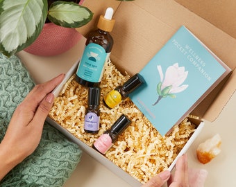 Aromatherapy Pamper Box: Self Care Gift Set with Essential Oils
