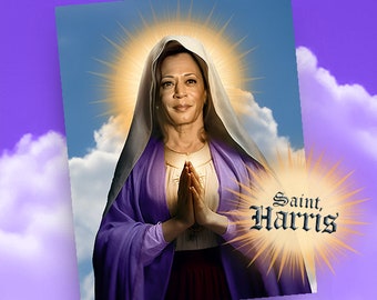 Saint Kamala Harris Prayer Poster