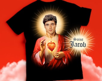 Saint Jacob Elordi Prayer Shirt, Parody, Devotional, Novelty, Funny Celeb Prayer Shirt