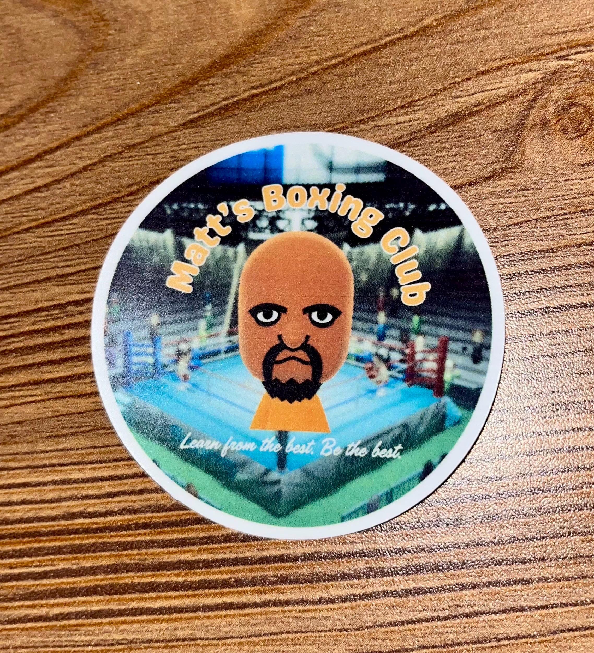 HOT Matt For The Wii Wii Sports Sticker, Matt Mii, Wii Sports Boxing