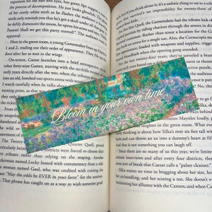 Monet Bookmark, Garden Bookmark, Monet Inspired, Cottagecore, Bookworm Gift, Art Lover Gift, Self Care Gift, Gifts for Readers