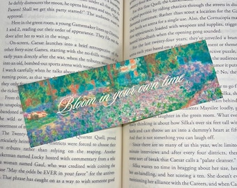 Marcapáginas de Monet, Marcapáginas de jardín, Inspirado en Monet, Cottagecore, Regalo para amantes de la lectura, Regalo para amantes del arte, Regalo de autocuidado, Regalos para lectores