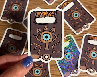 Sticker ardoise Sheikah | Légende de Zelda | Le souffle de la nature | Sticker Gamer | LoZ | Princesse Zelda | Lien | Cadeaux pour les joueurs | Fan de Zelda