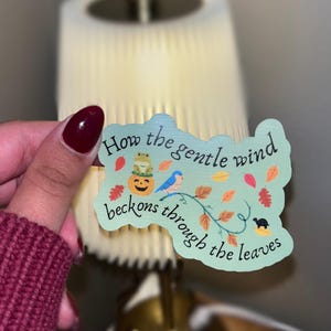 Over the Garden Wall Sticker | Wirt, Greg | Cottagecore, Forestcore, Fall, Autumn, Pumpkin Spice, Gifts for Autumn